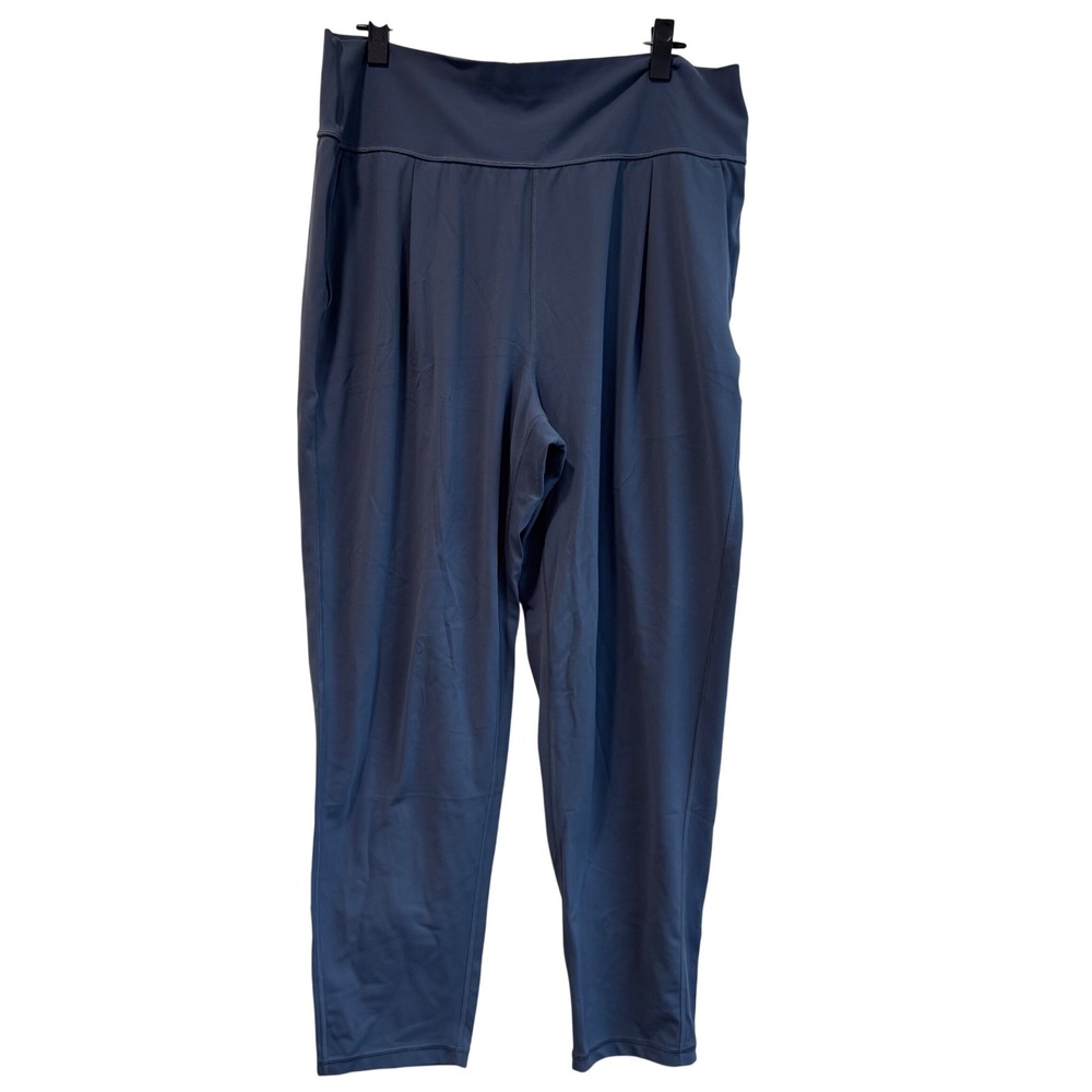 Athleta Elation Pant Granite Blue‎ Women size XL Tall Workout Athleisure